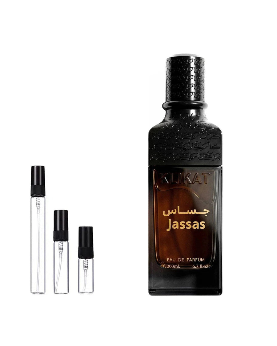 AlEzz Klikat Jassas sample – decant in glazen sprayflesje (2, 5 of 10 ml)