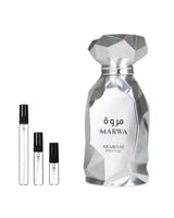 Arabiyat Prestige Marwa sample – decant in glazen sprayflesje (2, 5 of 10 ml)