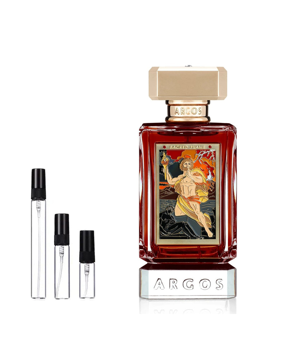 Argos Sacred Flame sample – decant in glazen sprayflesje (2, 5 of 10 ml)
