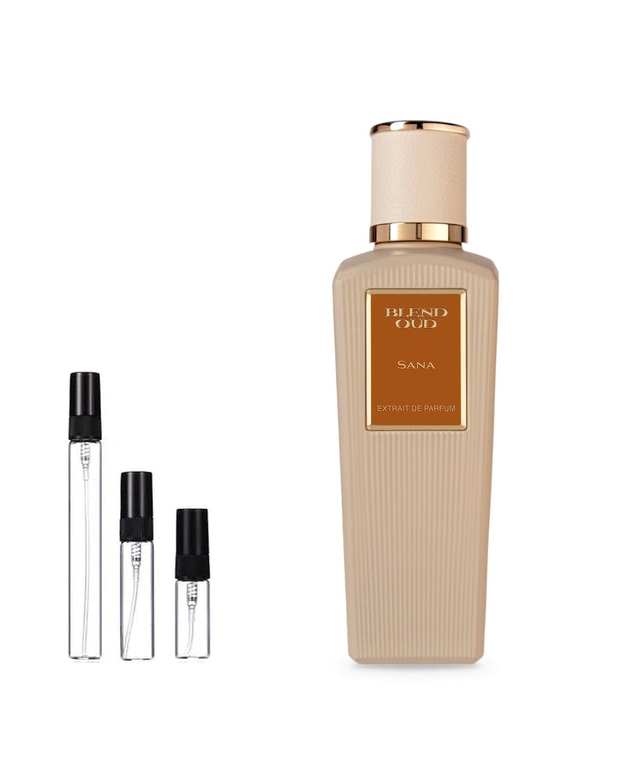 Blend Oud Sana sample – decant in glazen sprayflesje (2, 5 of 10 ml)