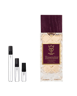 Bujairami Executor sample – decant in glazen sprayflesje (2, 5 of 10 ml)