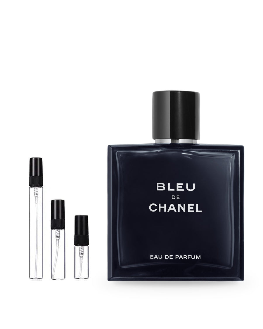 Chanel Bleu de Chanel sample – decant in glazen sprayflesje (2, 5 of 10 ml)