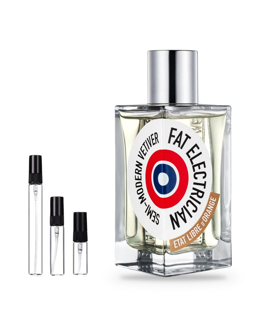 Etat Libre d'Orange Fat Electrician sample – decant in glazen sprayflesje (2, 5 of 10 ml)