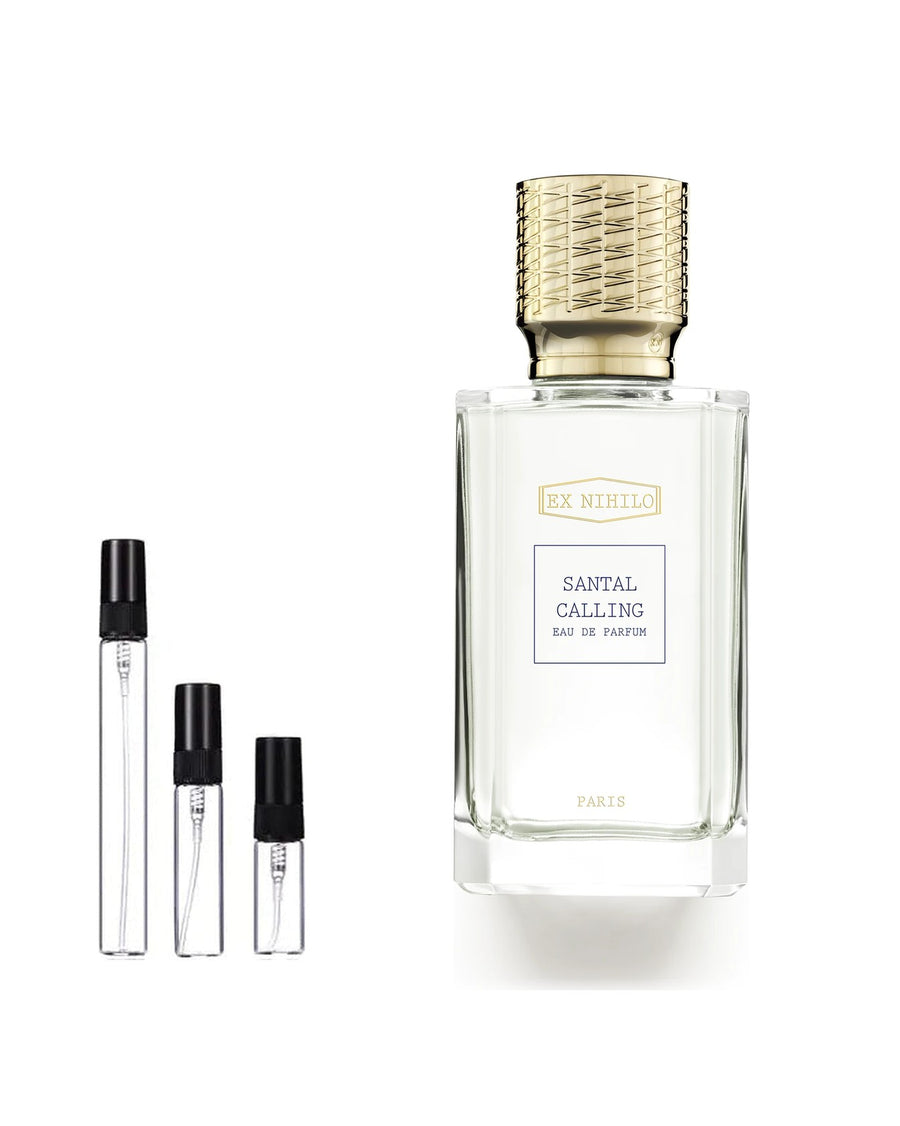 Ex Nihilo Santal Calling sample – decant in glazen sprayflesje (2, 5 of 10 ml)