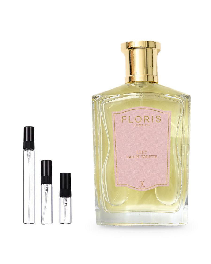 Floris Lily sample – decant in glazen sprayflesje (2, 5 of 10 ml)