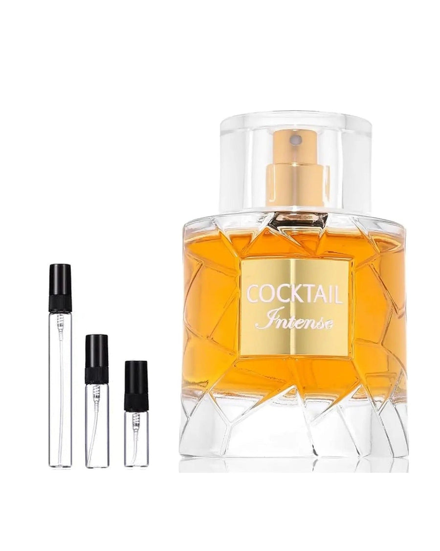 Fragrance World Cocktail Intense sample – decant in glazen sprayflesje (2, 5 of 10 ml)