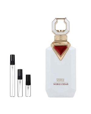 French Avenue Noble Cedar sample – decant in glazen sprayflesje (2, 5 of 10 ml)