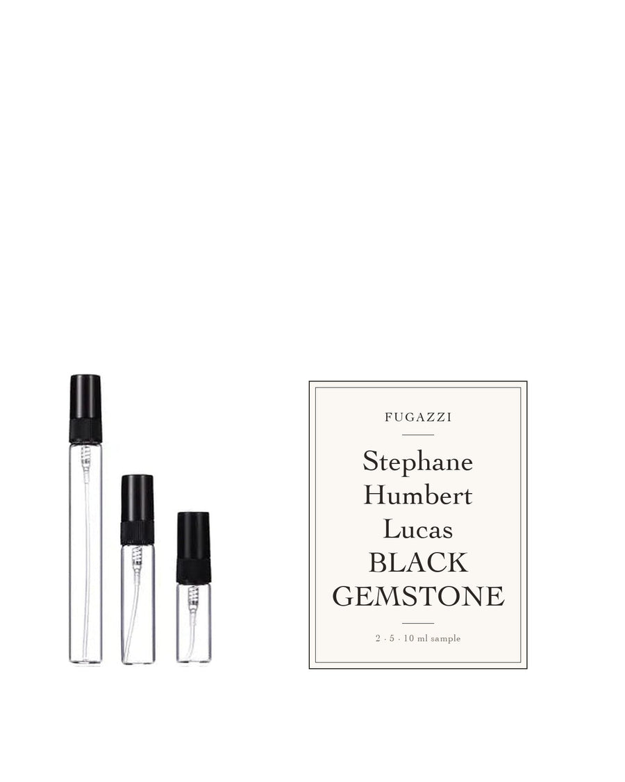 Fugazzi Stephane Humbert Lucas BLACK GEMSTONE sample – decant in glazen sprayflesje (2, 5 of 10 ml)