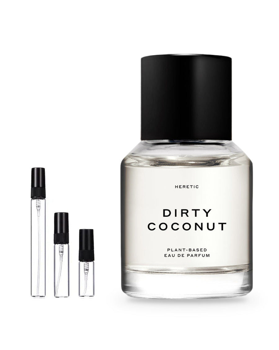 Heretic Dirty Coconut sample – decant in glazen sprayflesje (2, 5 of 10 ml)
