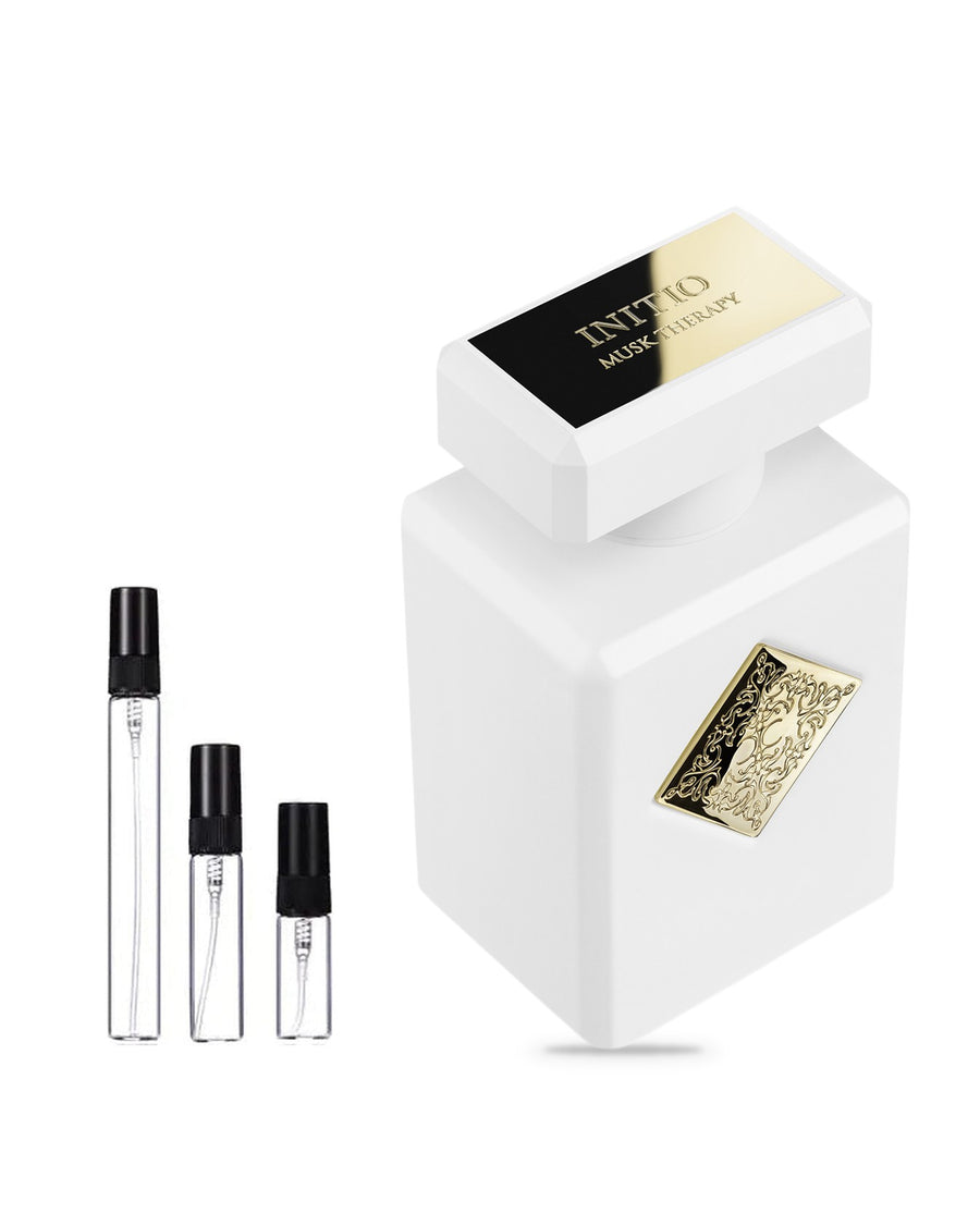 Initio Parfums Privés Musk Therapy sample – decant in glazen sprayflesje (2, 5 of 10 ml)
