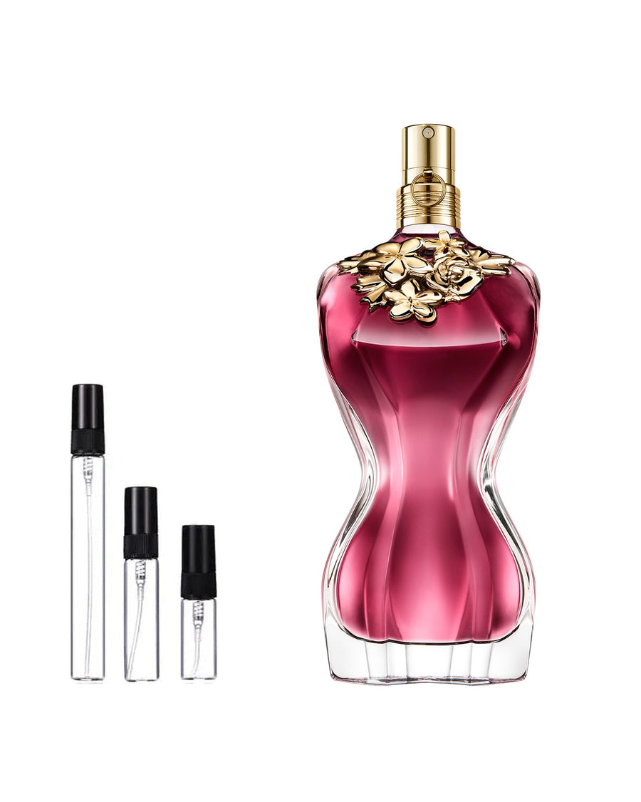 Jean Paul Gaultier La Belle sample – decant in glazen sprayflesje (2, 5 of 10 ml)