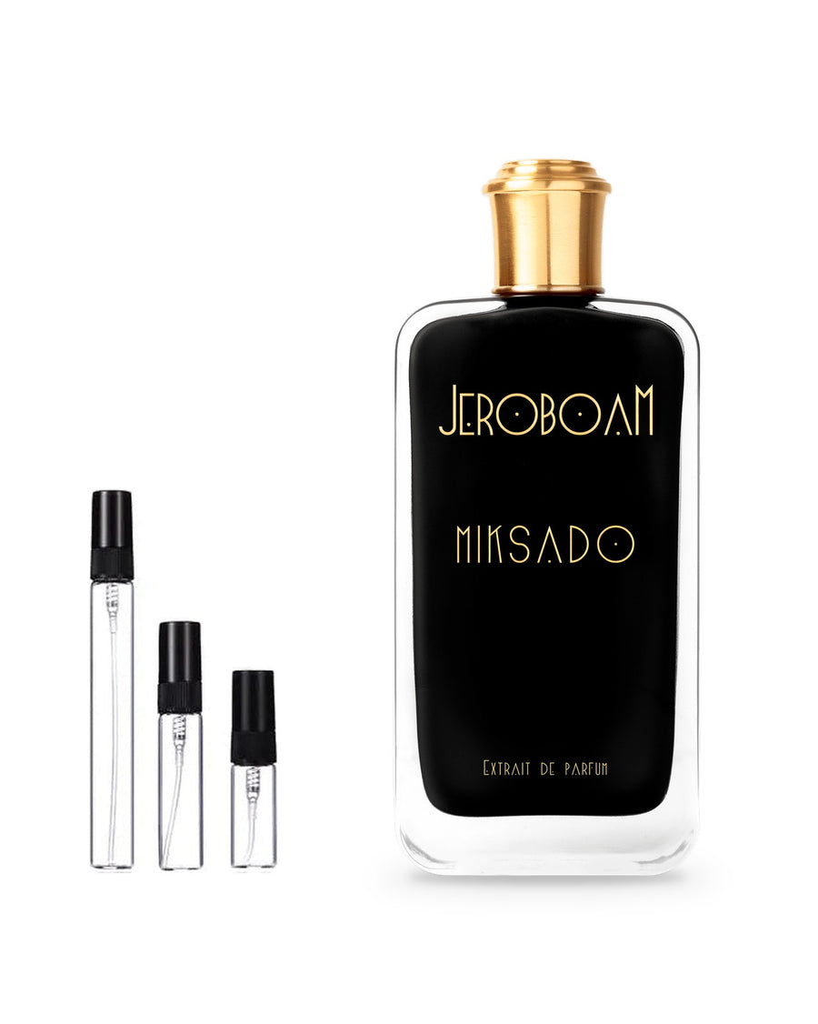 Jeroboam Miksado sample – decant in glazen sprayflesje (2, 5 of 10 ml)