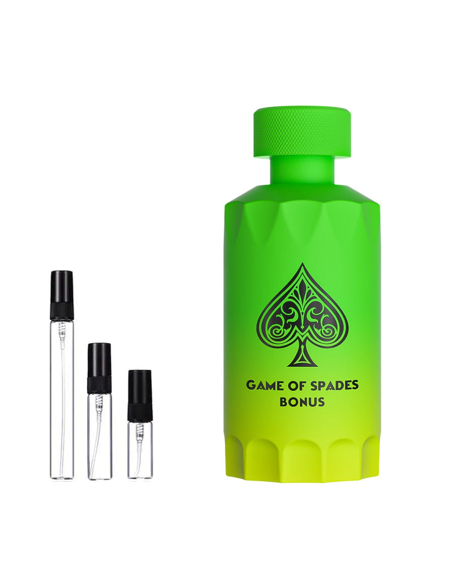 Jo Milano Paris Game of Spades Bonus sample – decant in glazen sprayflesje (2, 5 of 10 ml)