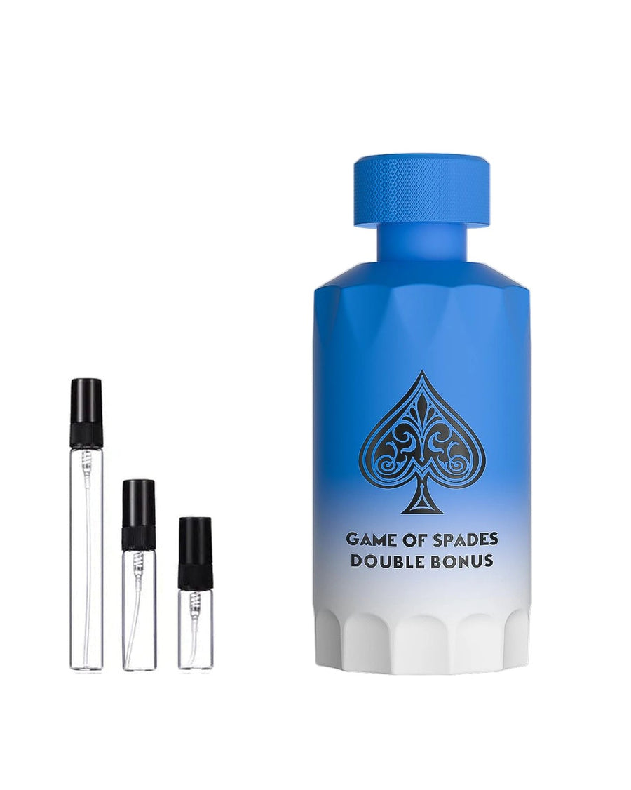 Jo Milano Paris Game of Spades Double Bonus sample – decant in glazen sprayflesje (2, 5 of 10 ml)