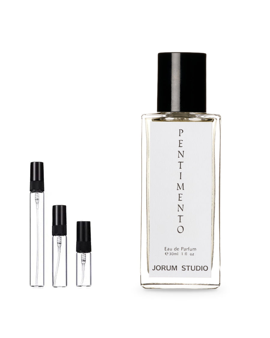 Jorum Studio Pentimento sample – decant in glazen sprayflesje (2, 5 of 10 ml)