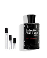 Juliette Has a Gun Lady Vengeance sample – decant in glazen sprayflesje (2, 5 of 10 ml)