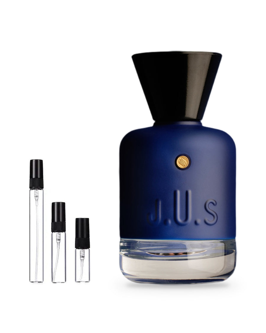 J.u.s Bloomastral sample – decant in glazen sprayflesje (2, 5 of 10 ml)