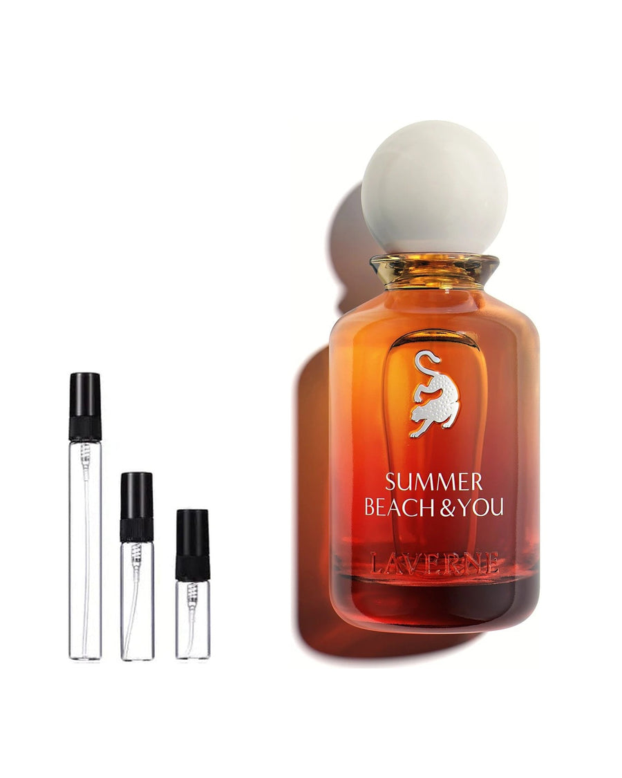 Laverne Summer Beach & You sample – decant in glazen sprayflesje (2, 5 of 10 ml)