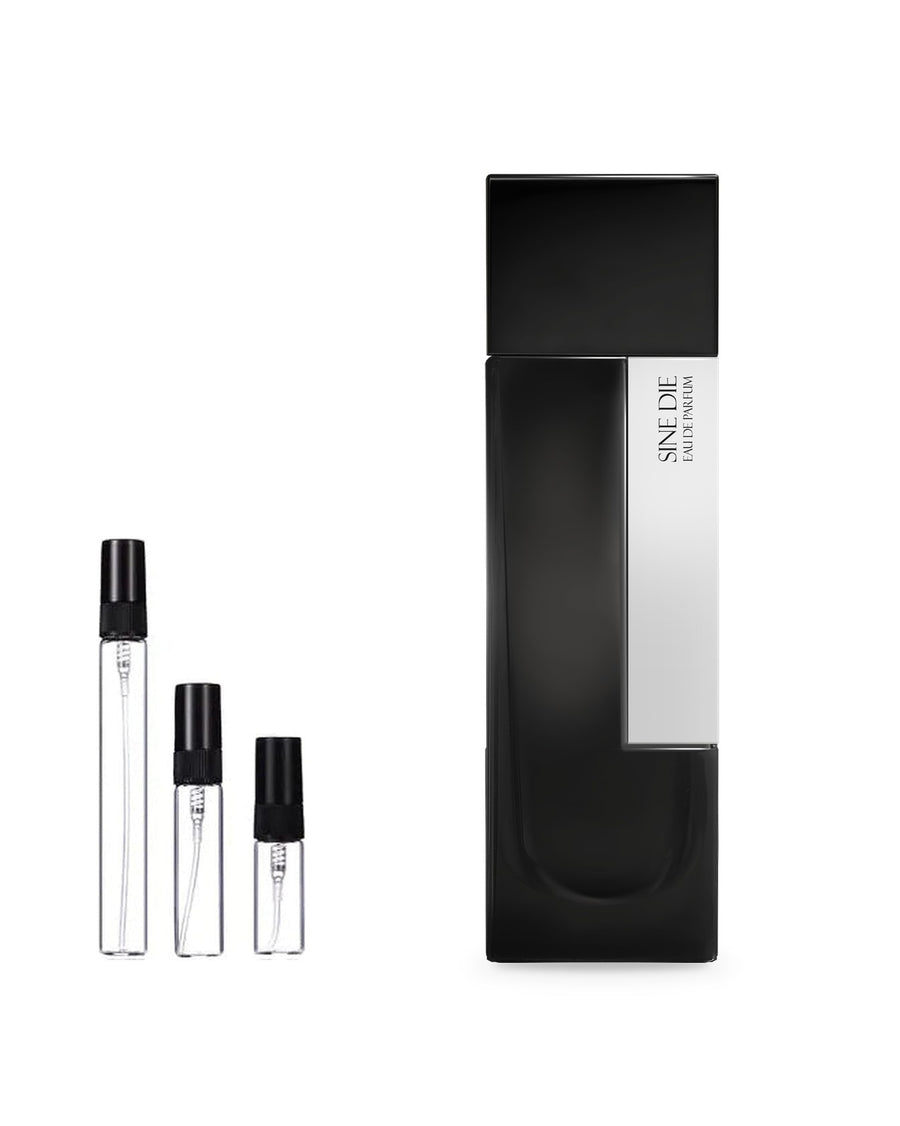LM Parfums Sine Die sample – decant in glazen sprayflesje (2, 5 of 10 ml)