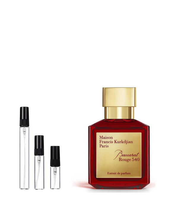 Maison Francis Kurkdjian Baccarat Rouge 540 sample – decant in glazen sprayflesje (2, 5 of 10 ml)