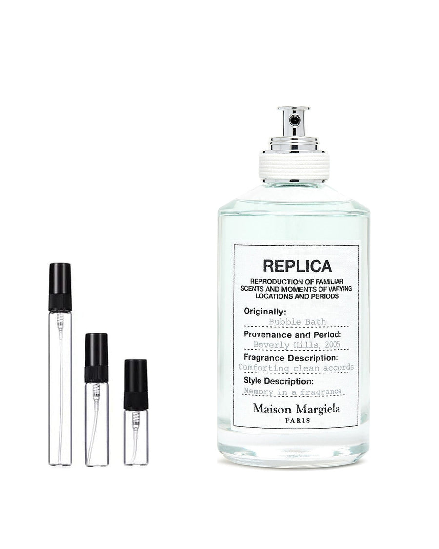 Maison Margiela Replica Bubble Bath sample – decant in glazen sprayflesje (2, 5 of 10 ml)