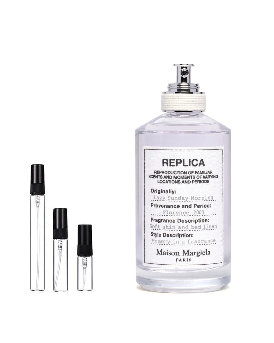 Maison Margiela Replica Lazy Sunday Morning sample – decant in glazen sprayflesje (2, 5 of 10 ml)