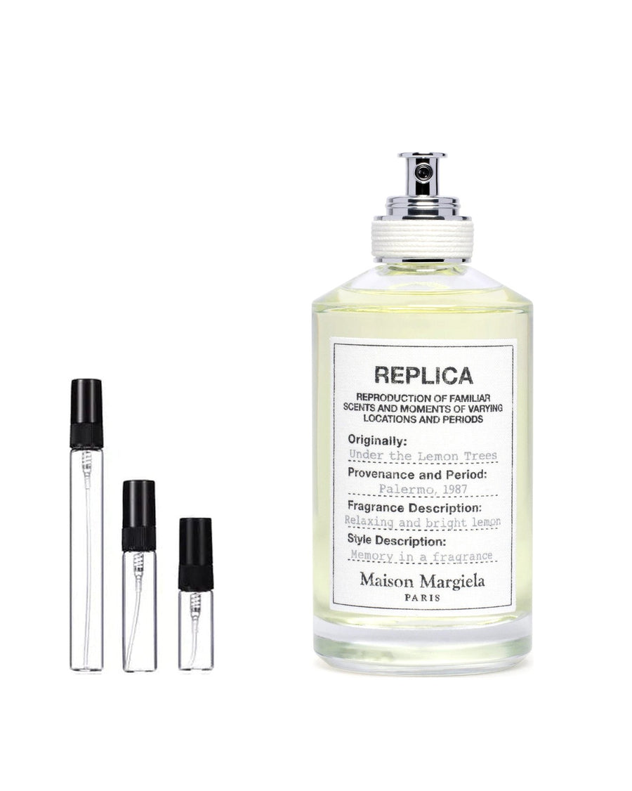 Maison Margiela Replica Under the Lemon Trees sample – decant in glazen sprayflesje (2, 5 of 10 ml)