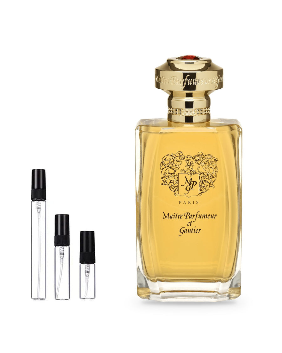Maitre Parfumeur et Gantier Ambre Precieux sample – decant in glazen sprayflesje (2, 5 of 10 ml)