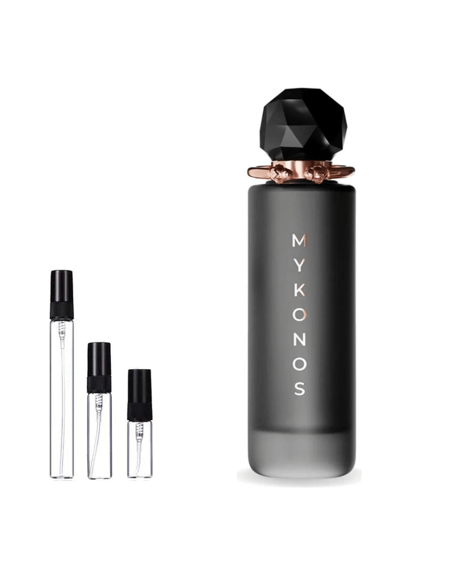 Mykonos Sansa sample – decant in glazen sprayflesje (2, 5 of 10 ml)