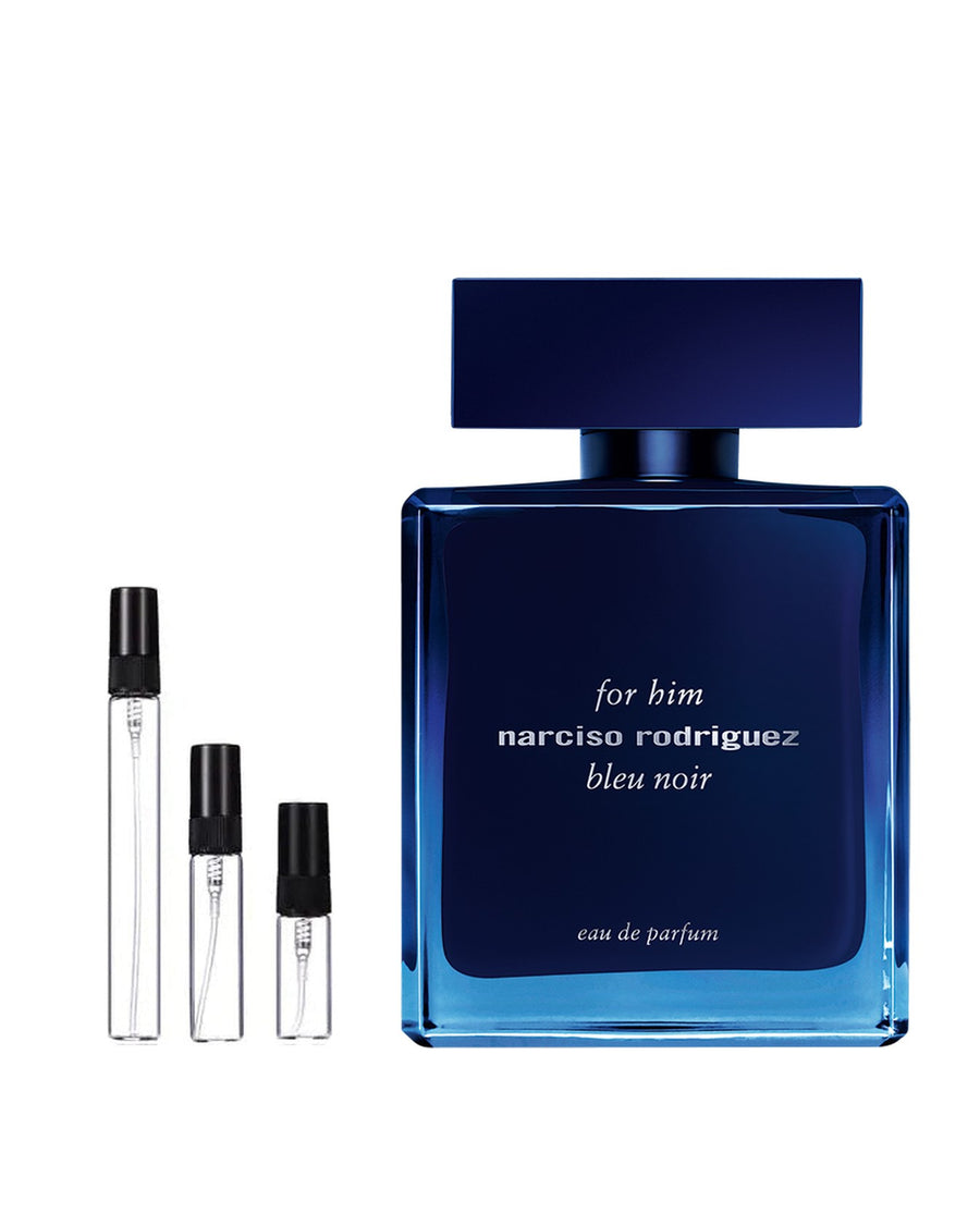 Narciso Rodriguez For Him Bleu Noir sample – decant in glazen sprayflesje (2, 5 of 10 ml)
