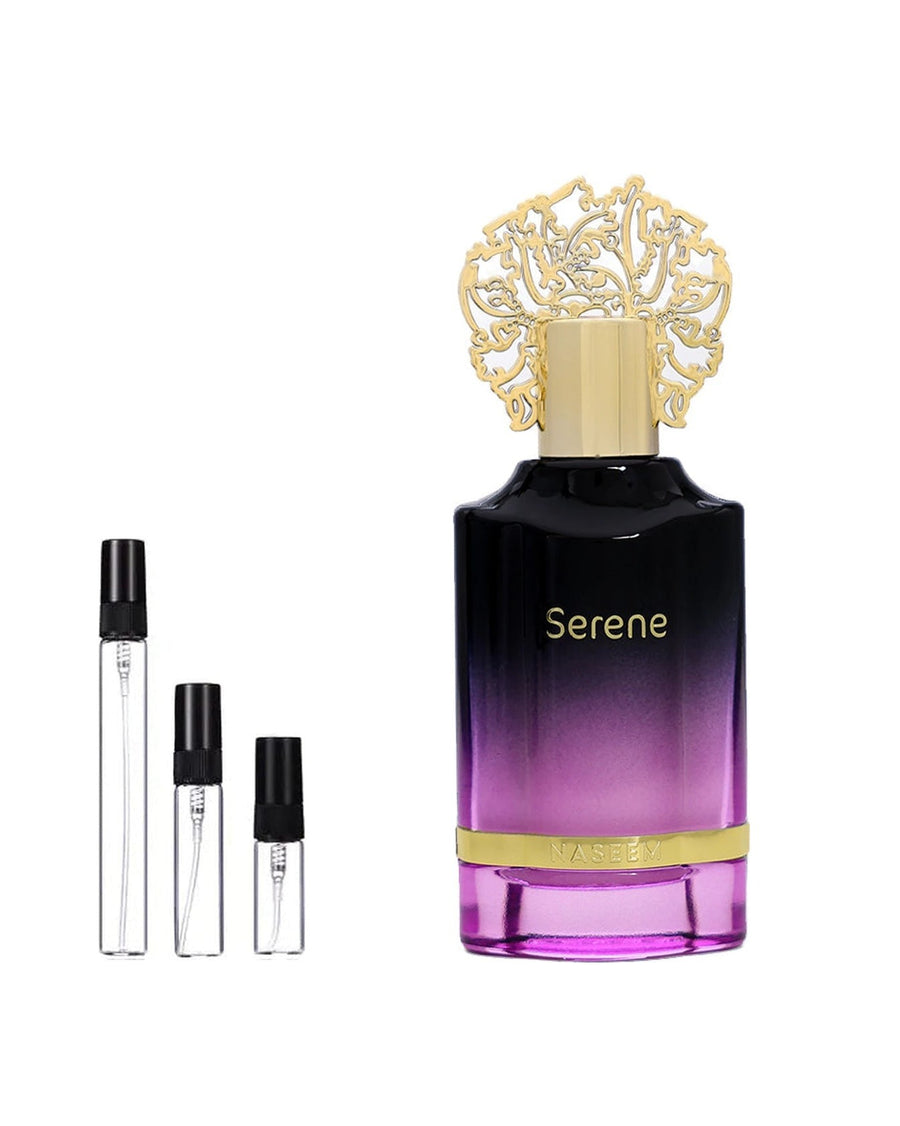 Naseem Serene sample – decant in glazen sprayflesje (2, 5 of 10 ml)