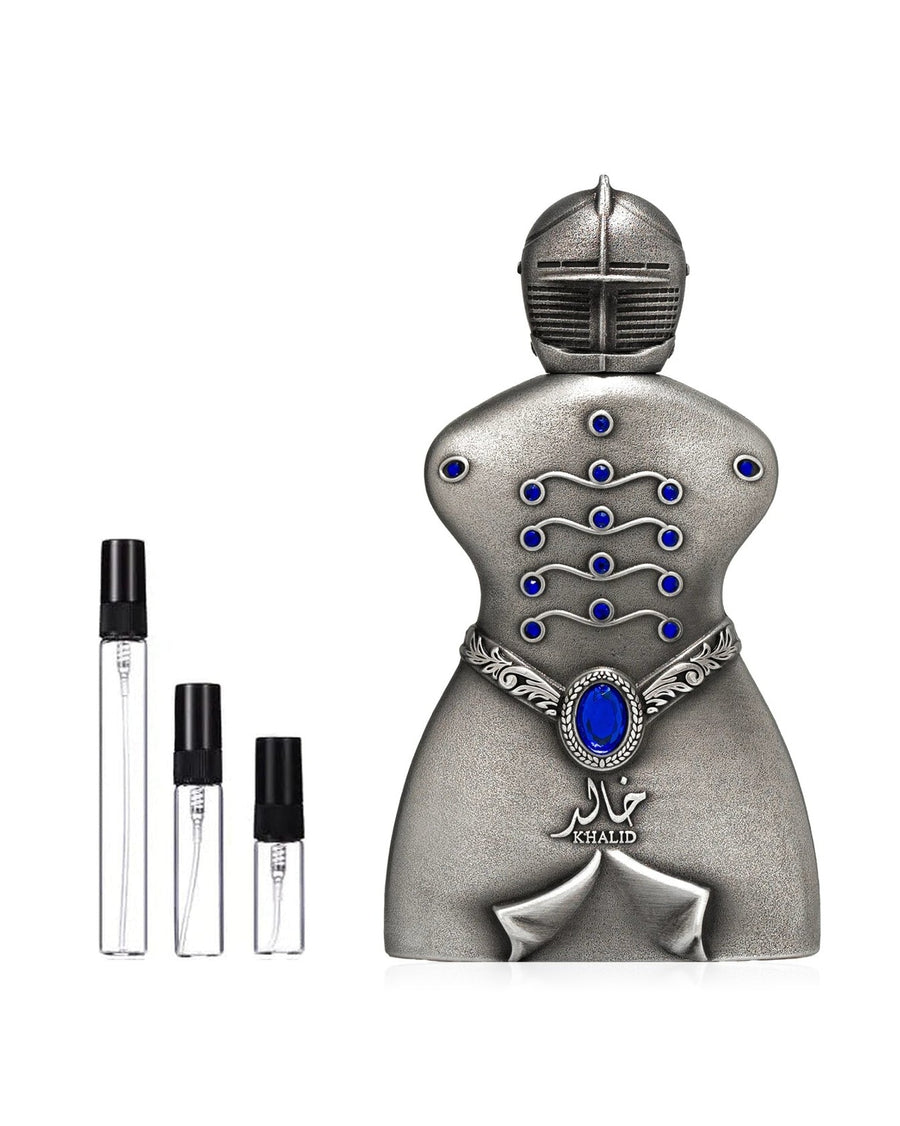 Niche Emarati Khalid sample – decant in glazen sprayflesje (2, 5 of 10 ml)