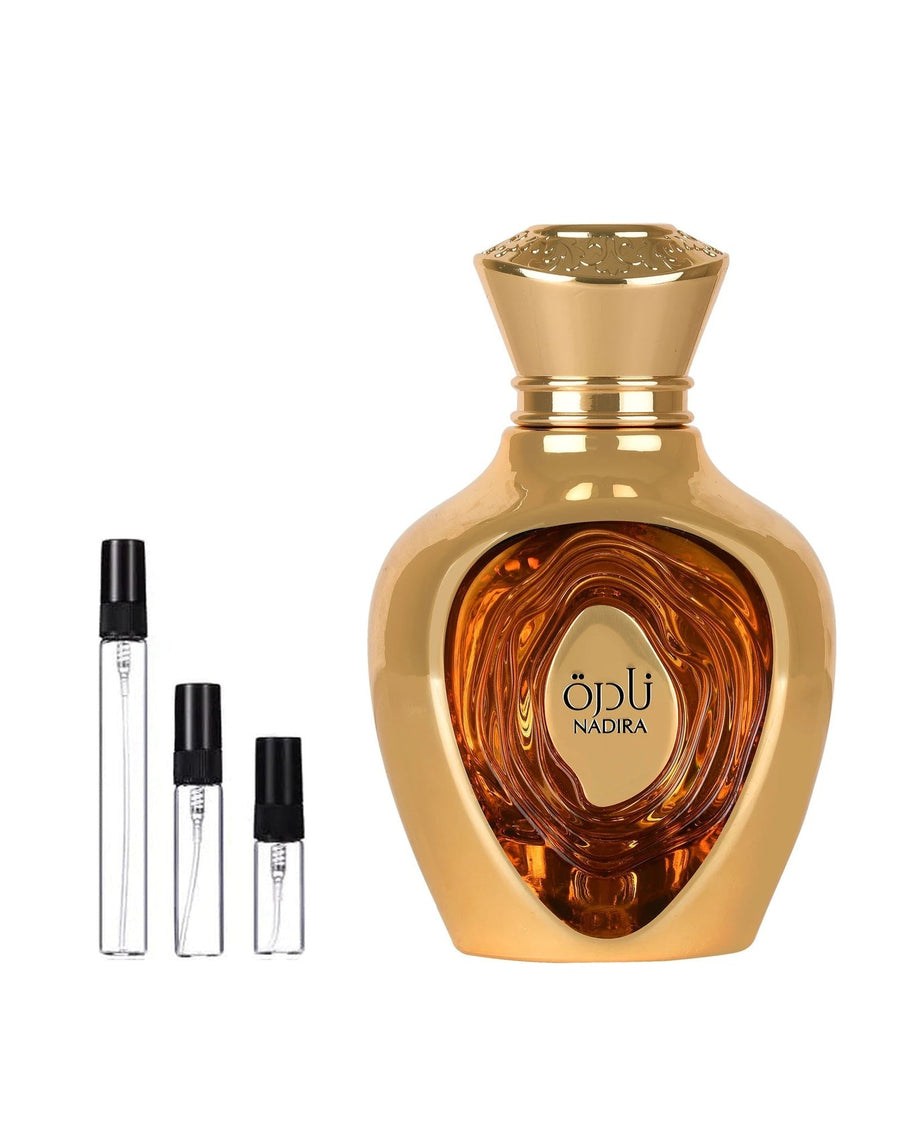 Niche Emarati Nadira sample – decant in glazen sprayflesje (2, 5 of 10 ml)