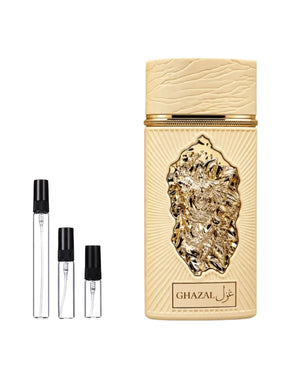 Nusuk Ghazal Extrait sample – decant in glazen sprayflesje (2, 5 of 10 ml)
