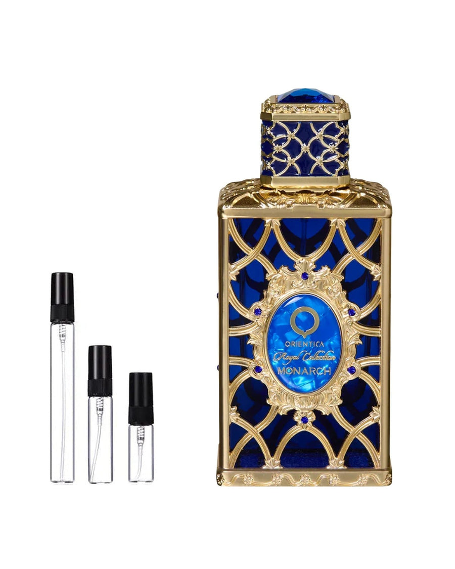 Orientica Monarch sample – decant in glazen sprayflesje (2, 5 of 10 ml)
