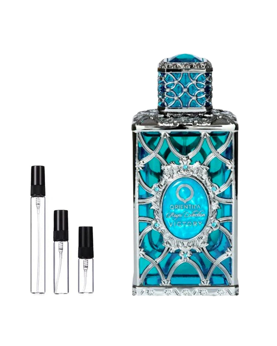 Orientica Victory sample – decant in glazen sprayflesje (2, 5 of 10 ml)