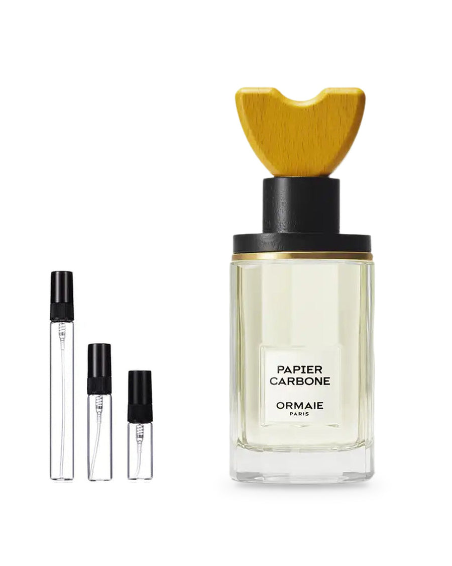 Ormaie Papier Carbone sample – decant in glazen sprayflesje (2, 5 of 10 ml)