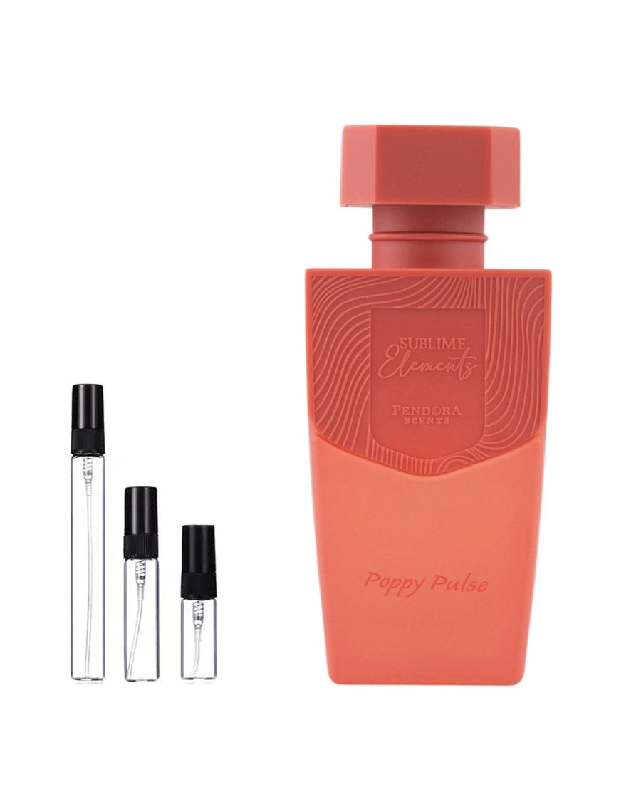 Pendora Scents Poppy Pulse sample – decant in glazen sprayflesje (2, 5 of 10 ml)