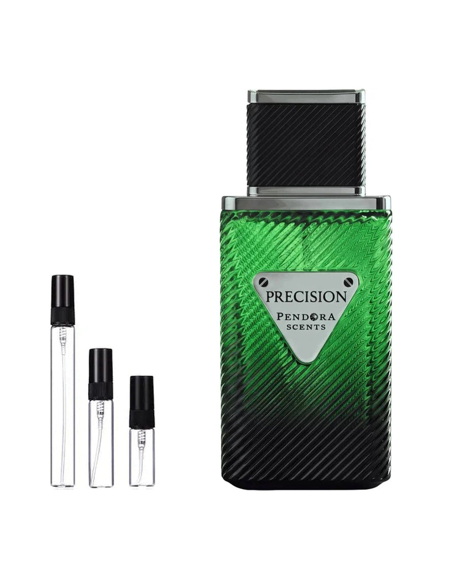 Pendora Scents Precision sample – decant in glazen sprayflesje (2, 5 of 10 ml)