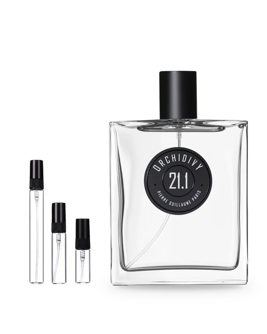 Pierre Guillaume Paris 21.1 Orchidivy sample – decant in glazen sprayflesje (2, 5 of 10 ml)
