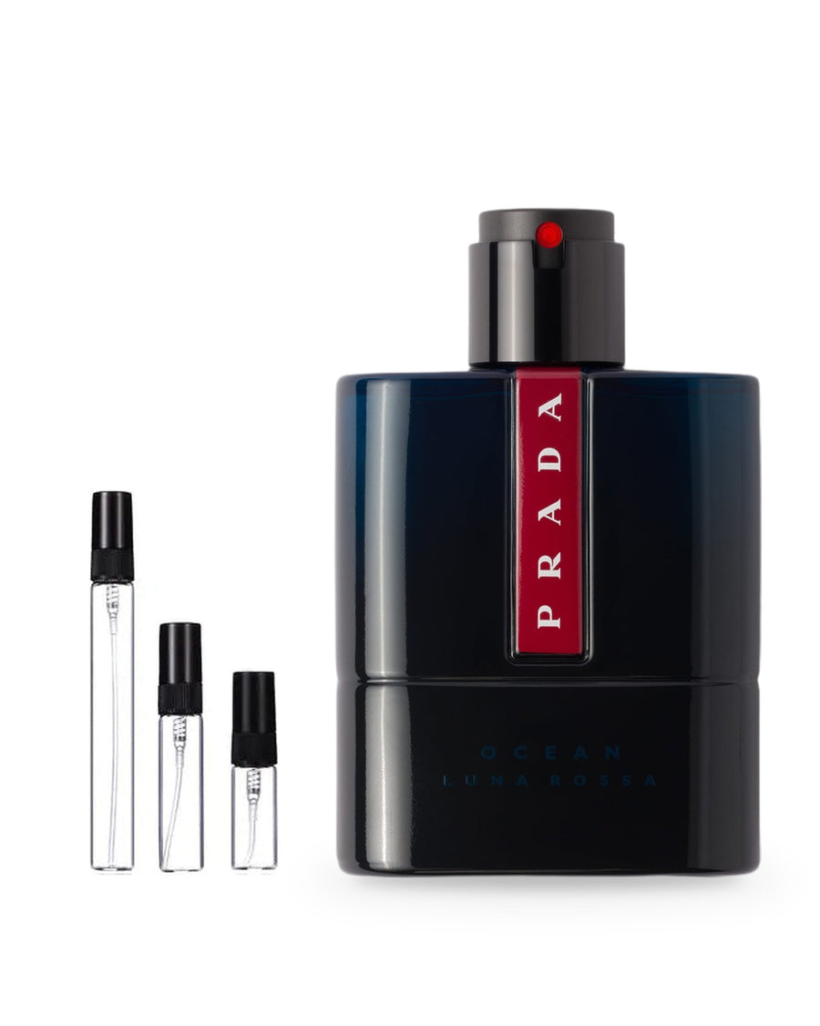 Prada Luna Rossa Ocean sample – decant in glazen sprayflesje (2, 5 of 10 ml)