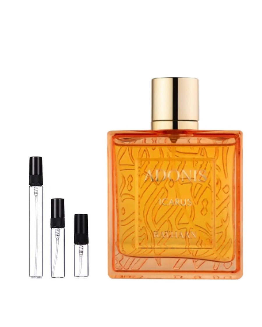 Rayhaan Adonis Icarus sample – decant in glazen sprayflesje (2, 5 of 10 ml)