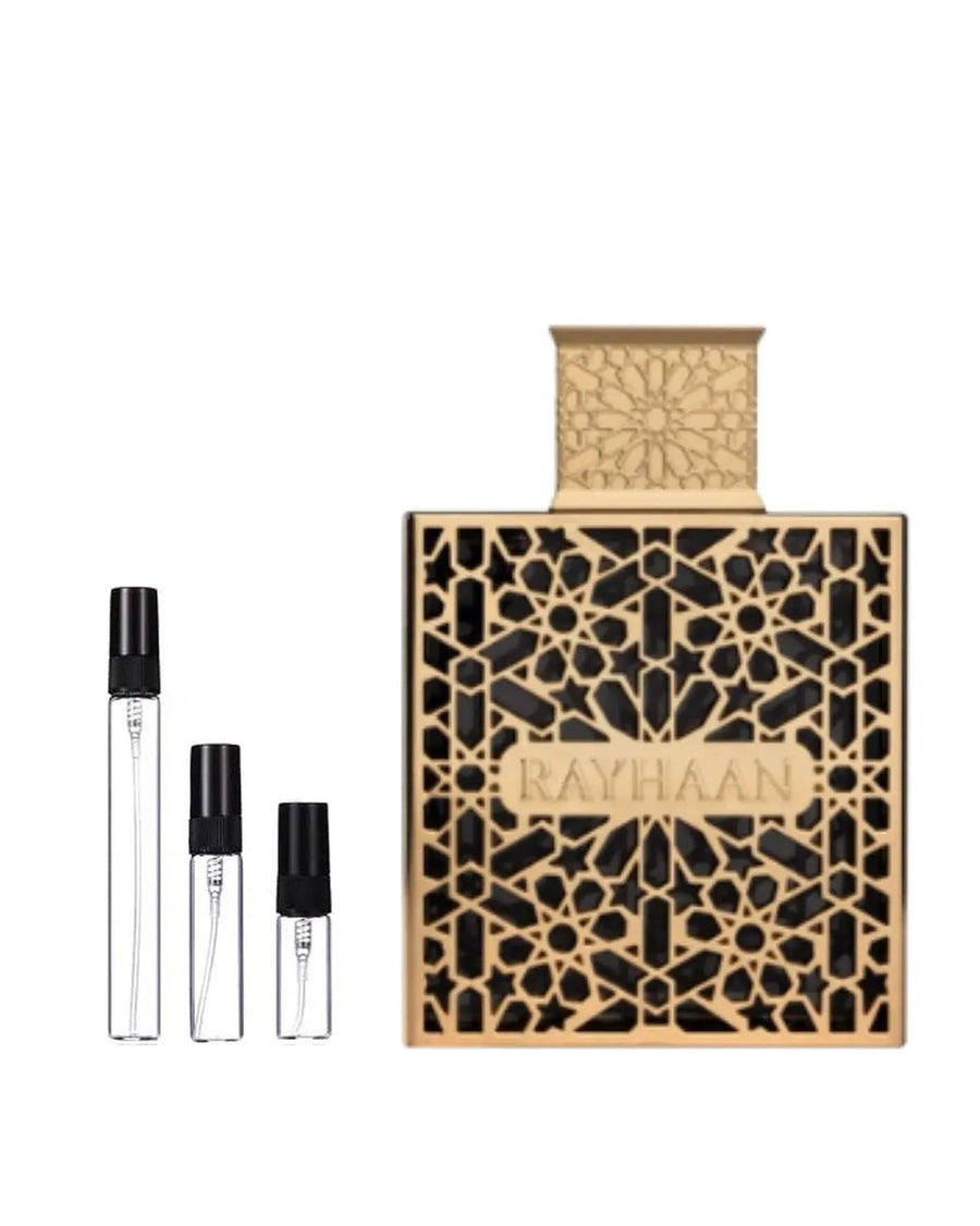 Rayhaan Elixir sample – decant in glazen sprayflesje (2, 5 of 10 ml)
