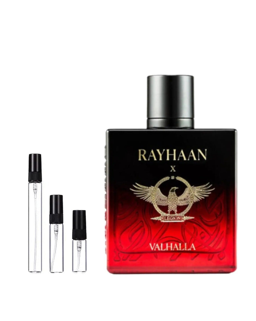 Rayhaan Valhalla sample – decant in glazen sprayflesje (2, 5 of 10 ml)