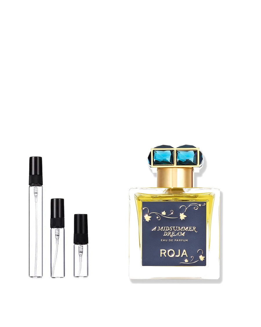 Roja Parfums A Midsummer Dream sample – decant in glazen sprayflesje (2, 5 of 10 ml)