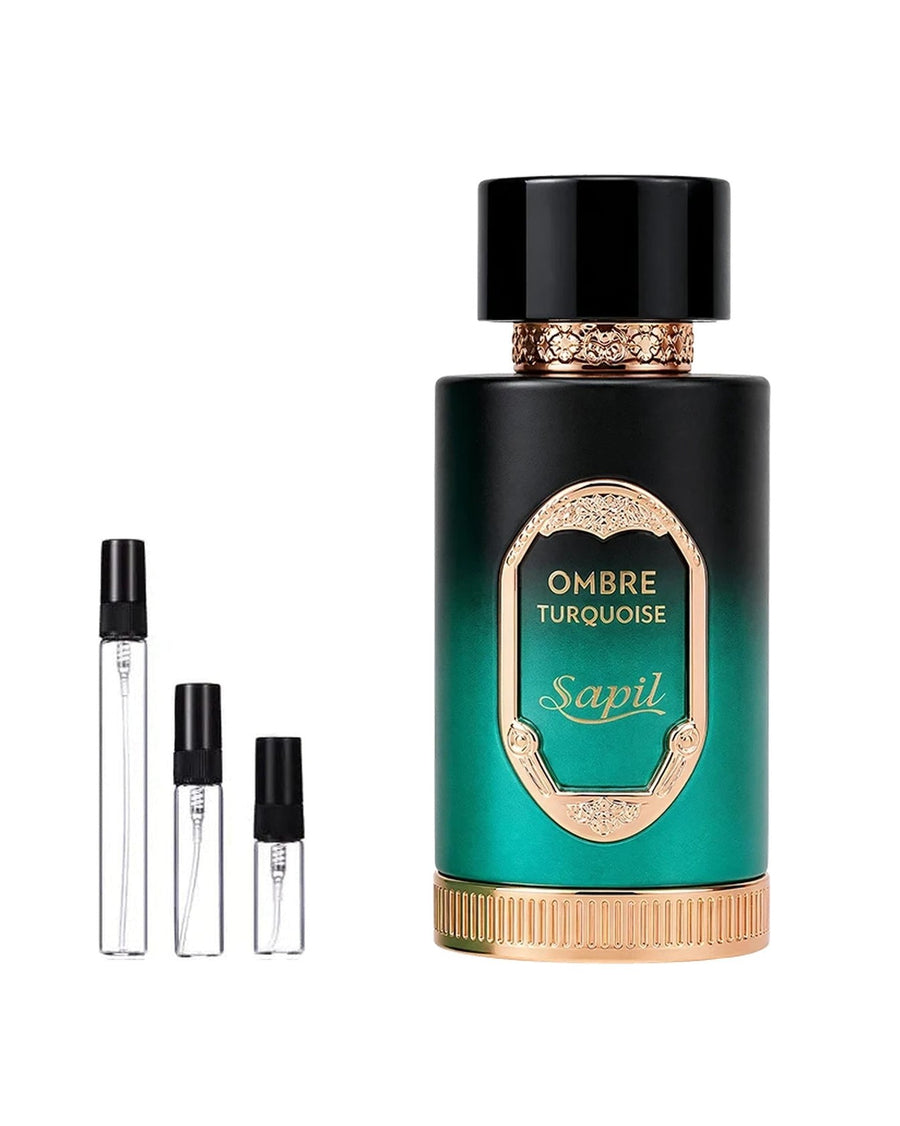 Sapil Ombre Turquoise sample – decant in glazen sprayflesje (2, 5 of 10 ml)