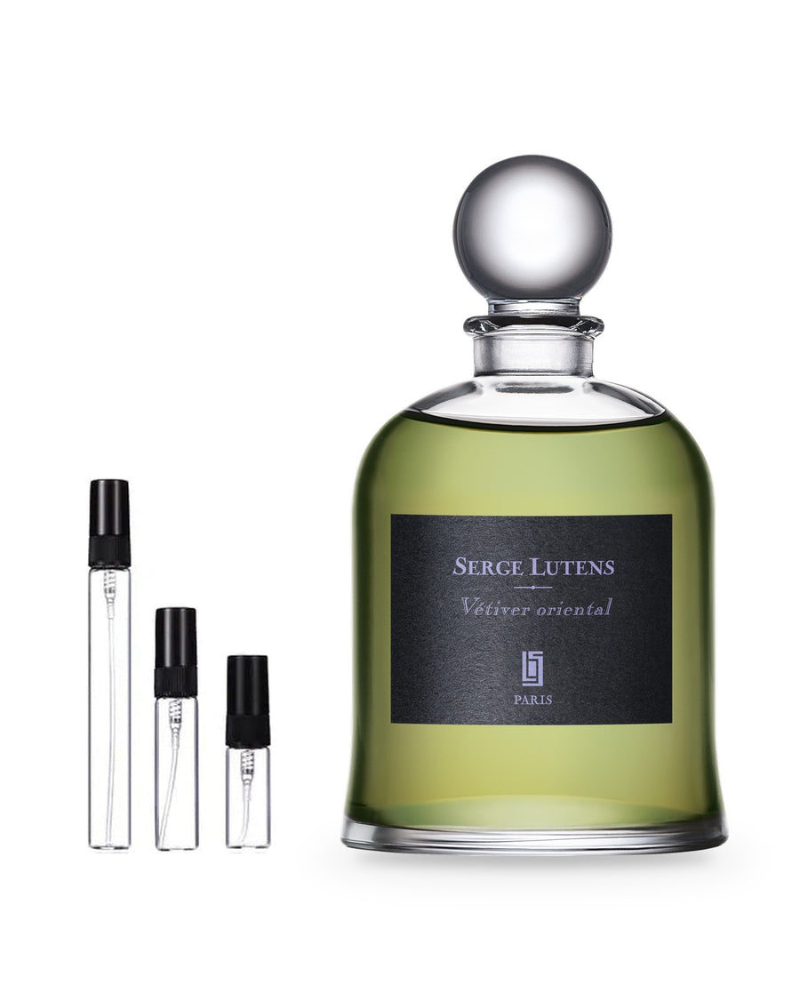 Serge Lutens Vetiver Oriental sample – decant in glazen sprayflesje (2, 5 of 10 ml)