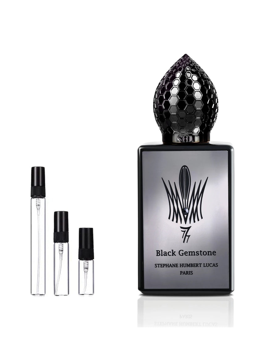 Stéphane Humbert Lucas Black Gemstone sample – decant in glazen sprayflesje (2, 5 of 10 ml)