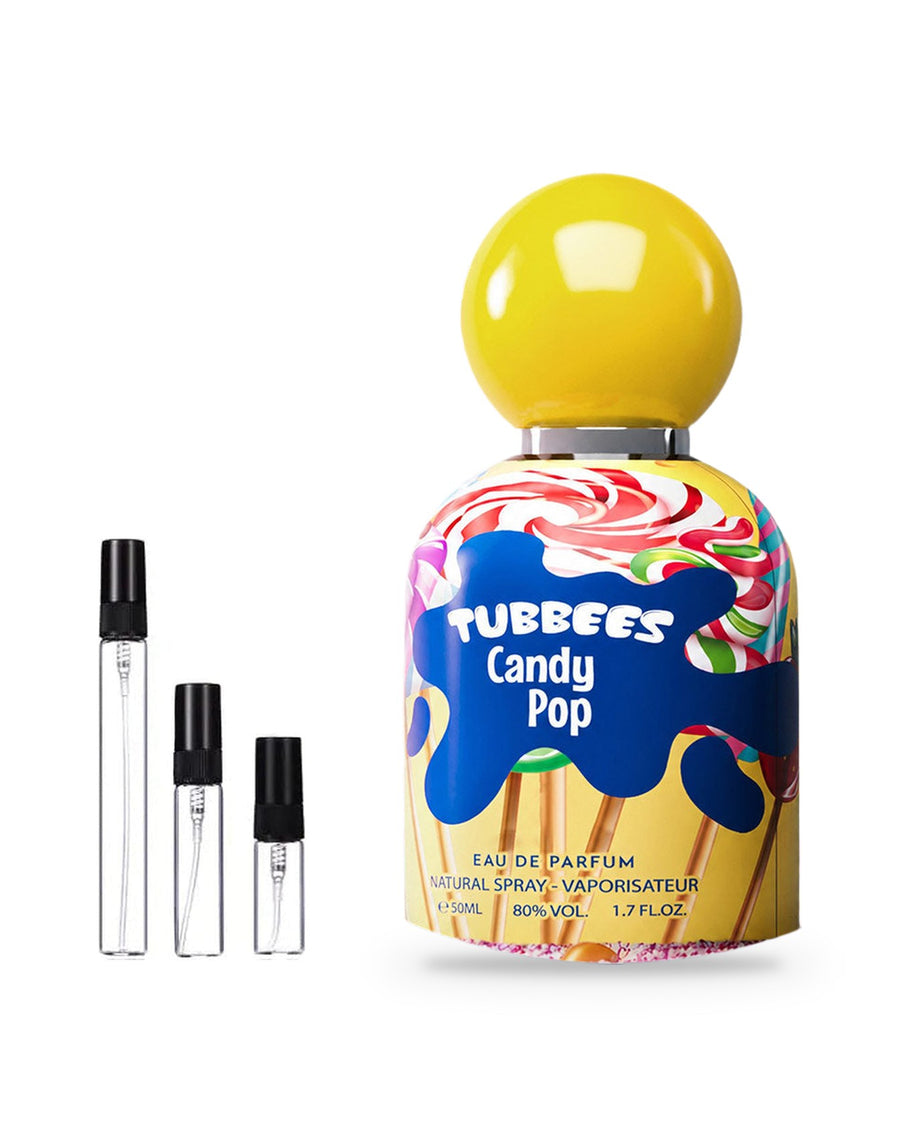 Tubbees Candy Pop sample – decant in glazen sprayflesje (2, 5 of 10 ml)