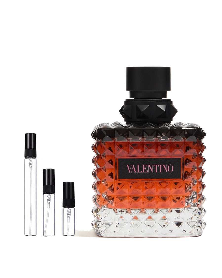 Valentino Donna Born in Roma Intense sample – decant in glazen sprayflesje (2, 5 of 10 ml)